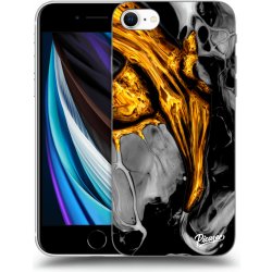 Pouzdro Picasee ULTIMATE CASE Apple iPhone SE 2022 - Black Gold