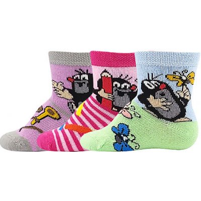 Boma Kojenecké ponožky Krteček holha mix barev Mix barev – Zboží Dáma