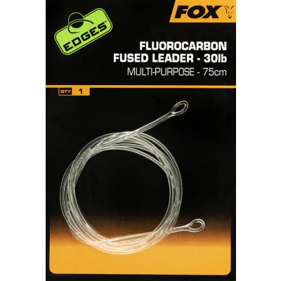 Fox Edges Fluorocarbon Fused Leader 30lbs 75cm – Hledejceny.cz