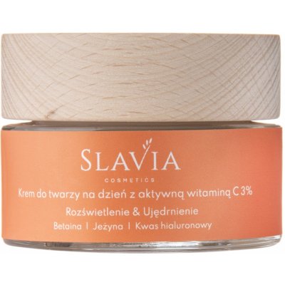 Slavia Cosmetics Denní krém s aktivním vitamínem C 3% rozjasňující a zpevňující 50 ml