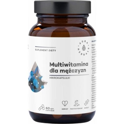 Aura Herbals Multivitamin pro muže Mikrokapsle 60 kapslí – Hledejceny.cz