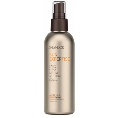 Skeyndor Sun Expertise Tanning Control Mist SPF15 ochranný opalovací olej na tělo ve spreji 150 ml