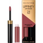 Max Factor Lipfinity 24HRS dlouhotrvající rtěnka s balzámem 350 Essential Brown 4,2 g – Zboží Mobilmania