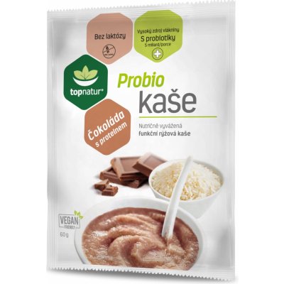 Topnatur Probio kaše protein s čokoládou 60 g – Zbozi.Blesk.cz