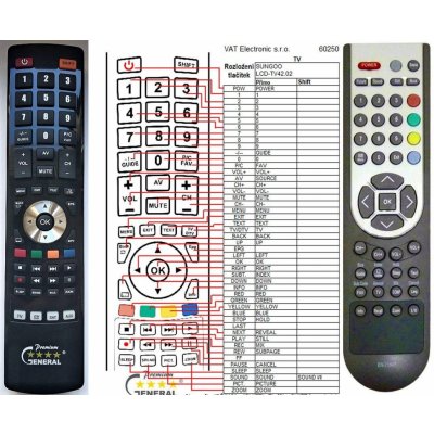 Dálkový ovladač General Sungoo LCD-TV42.02