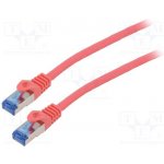 Lanberg PCF6A-10CC-0200-R Patch S/FTP Kat. 6a RJ45 vidlice z obou stran lanko CCA – Zboží Živě