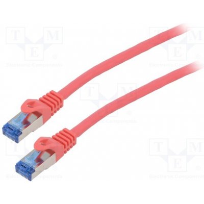 Lanberg PCF6A-10CC-0200-R Patch S/FTP Kat. 6a RJ45 vidlice z obou stran lanko CCA – Zboží Živě