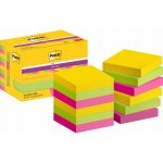 Adidas 3M Post-It 622-12SS-CARN, Čtvercový, Zelená, Růžová, Žlutá, Papír, PEFC, 47,6 mm, 47,6 mm – Hledejceny.cz
