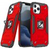Pouzdro a kryt na mobilní telefon Apple Wozinsky Ring Armor Case / 3v1 Apple iPhone 13 PRO červené