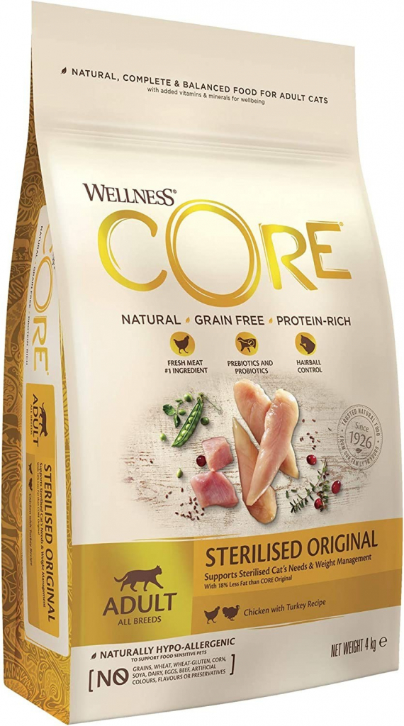Wellness Core Sterilised Original Turkey & Chicken 4 kg