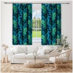 Mondo Italia Závěs na řasící pásce MIGD219 140x160 cm Zelená 140x160 cm – Zboží Mobilmania