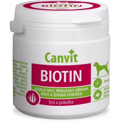 Canvit Biotin pro psy 100 tbl 100 g – Zboží Mobilmania