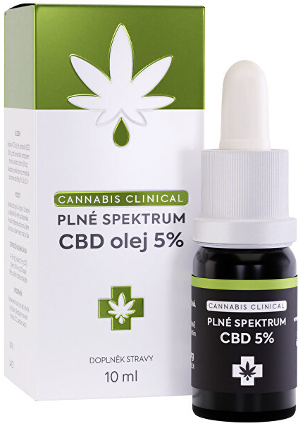 Cannabis Clinical Plné spektrum CBD olej 5% 10 ml od 463 Kč - Heureka.cz