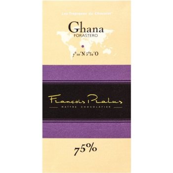 Čokoláda Francois Pralus Ghana 75% 100 g
