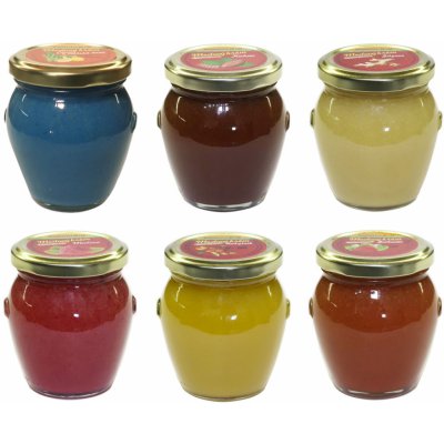 Včelařství M+M top 6 ks medových krémů varianta 2 1500g – Sleviste.cz