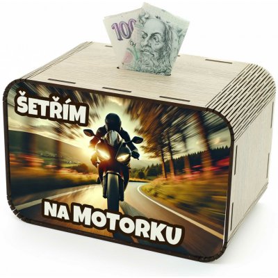 Pokladnička - Šetřím na motorku – Zboží Mobilmania