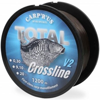 Carp ´R´ Us Total Crossline V2 Brown 1200 m 0,3 mm 9 kg 20 lbs