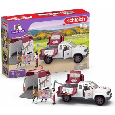 Schleich 42704 Mobilní veterinář s přívěsem – Zboží Dáma