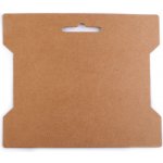 Prima-obchod Papírová karta natural 14x16,3 cm s výřezem, barva hnědá přírodní – Hledejceny.cz