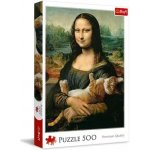 Trefl Mona Lisa s kočkou 500 dílků – Zboží Dáma