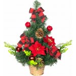 MagicHome Vánoční stromek zdobený červený 41 cm – Hledejceny.cz
