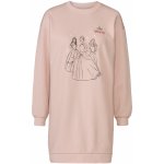 dámské mikinové šaty světle růžová – Zboží Dáma