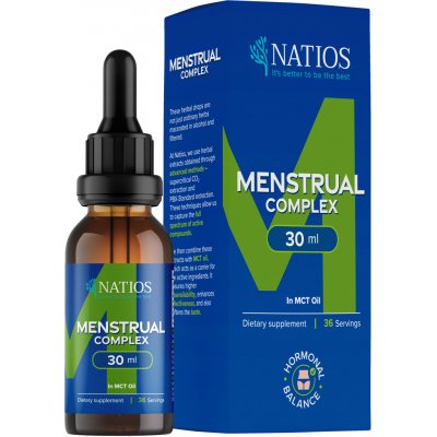 Natios Menstrual Complex Bylinné kapky v MCT oleji 30 ml – Hledejceny.cz