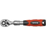 Ráčna 1/4" - 72T - teleskopická rukojeť 150-200mm CrV YATO – Sleviste.cz