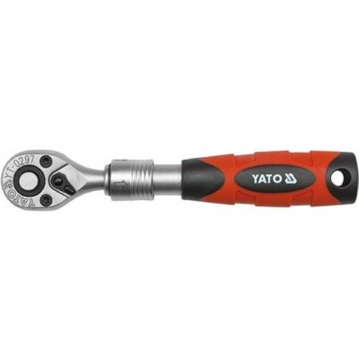 Ráčna 1/4" - 72T - teleskopická rukojeť 150-200mm CrV YATO – Sleviste.cz