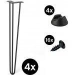 Walteco Hairpin 50538BP1 černá 4 ks – Zboží Dáma