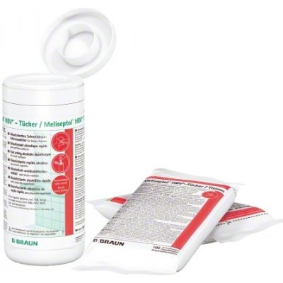 B.Braun Meliseptol HBV ubrousky (virucidní), 100 ks – Zboží Dáma