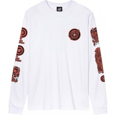 Santa Cruz triko Rob Evolution Longsleeve T-Shirt White – Hledejceny.cz