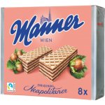 Manner Oplatky Original Neapolitaner z kakaového krému s lískovými oříšky darkové balení 8 x 75 g – Zboží Dáma