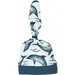 Nicol Kojenecká bavlněná čepička šátek Nicol Dolphin Modrá – Hledejceny.cz