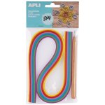 APLI Quilling APLI sada papírové proužky s rolovacím nástrojem – Zboží Dáma