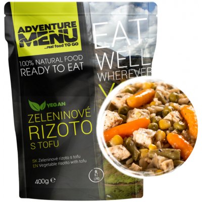 Adventure Menu Zeleninové rizoto s tofu 400 g – Zbozi.Blesk.cz