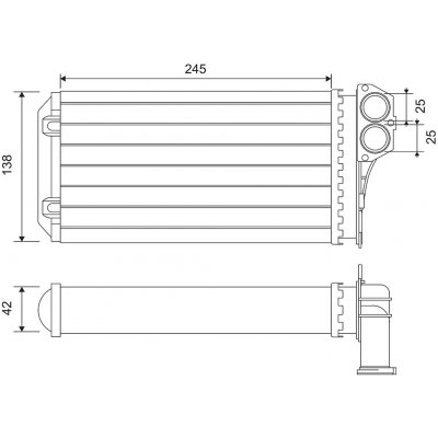 VALEO Radiator 812221 – Zboží Mobilmania