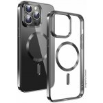 Swissten Clear Jelly MagStick Metallic pro Apple iPhone 16e – černá – Zboží Mobilmania