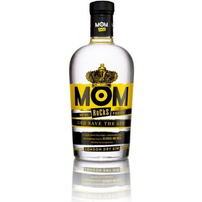 Mom ROCKS London dry gin 37,5% 0,7 l (holá láhev)