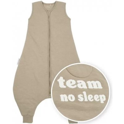Meyco Jumper Slub TEAM NO SLEEP Taupe offwhite – Hledejceny.cz
