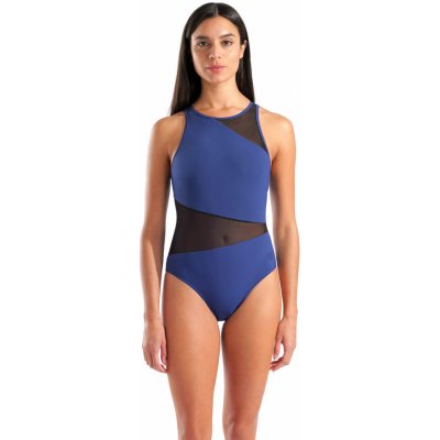 Arena dámské plavky Feel Mesh Angle Vent Black B – Zboží Dáma