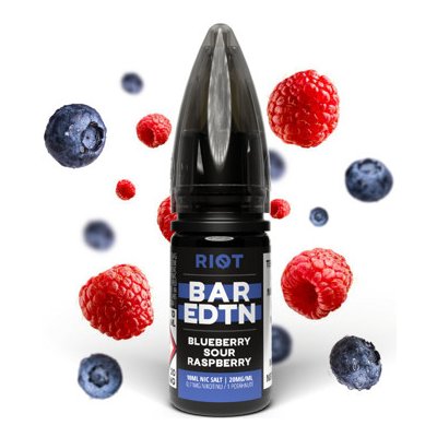 Riot Squad BAR EDTN Salt Blueberry Sour Raspberry 10 ml 5 mg – Zboží Dáma