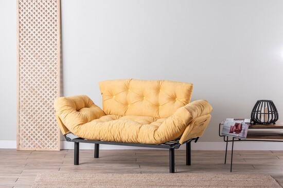 Atelier del Sofa 2-Seat Sofa-Bed NittaMustard