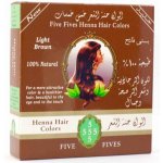 Five Fives Antonie Kedish Partners Co. El-Obur Industrial City Egypt Henna na vlasy světle hnědá Five Fives 100 g – Zboží Dáma
