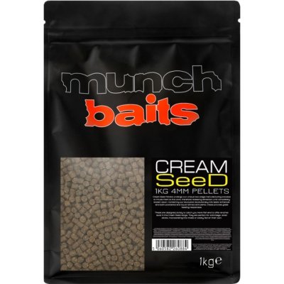 Munch Baits Cream Seed Pellet 1kg 6mm – Hledejceny.cz