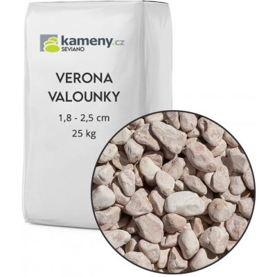 Kameny.cz Okrasné kameny - Verona valounky Vyberte si balení: 25 kg – HobbyKompas.cz