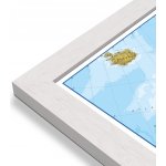 Maps International Evropa - nástěnná politická mapa 140 x 100 cm Varianta: mapa v dřevěném rámu, Provedení: Pegi bílý – Sleviste.cz