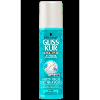 Gliss Kur Million Gloss regenerační expres balzám na vlasy 200 ml