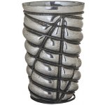 Váza Mesh barva / provedení: stříbrná, materiál: sklo, užití: interiérové, výška do:: 30 – Hledejceny.cz