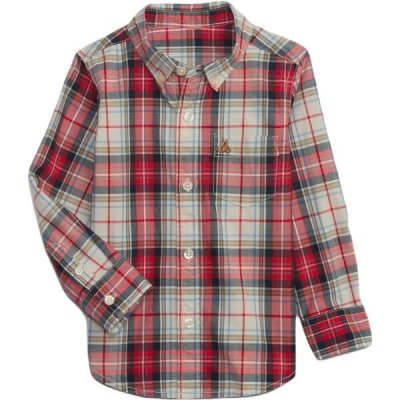 GAP Baby dětská košile červená – Zboží Dáma